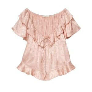 DÔEN Floriette Top Peach Sorbet Small New With Tags